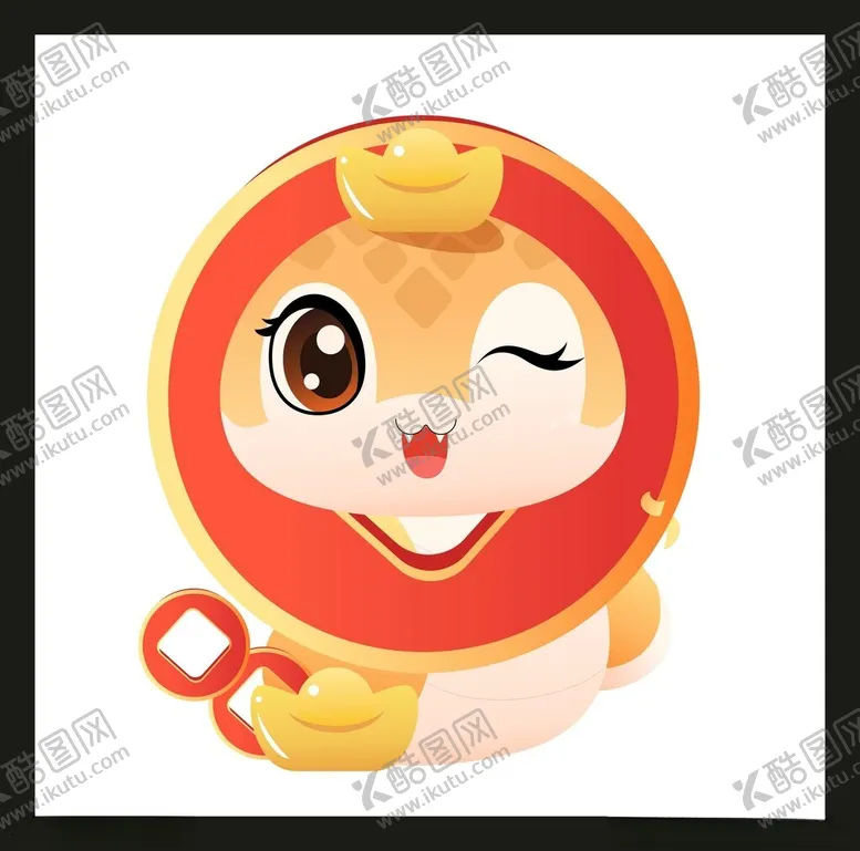 编号：59475702240128282226【酷图网】源文件下载-手绘卡通小蛇