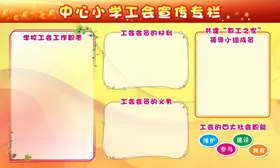 卡通展板