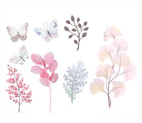 唯美蝴蝶艺术挂画