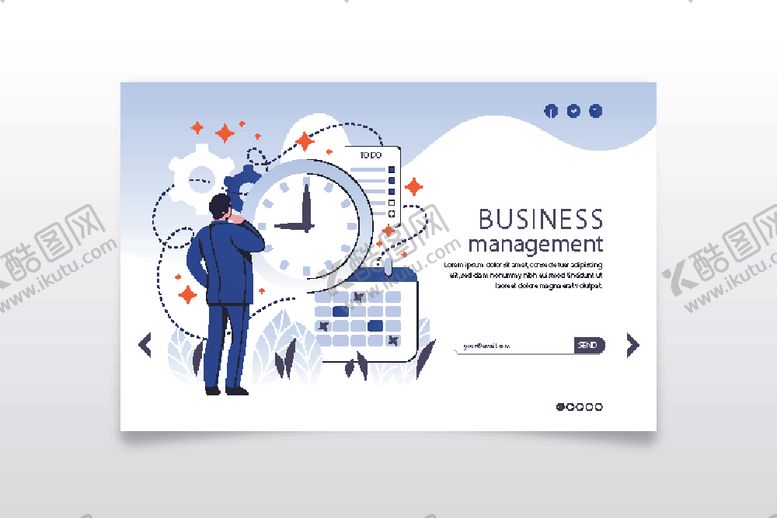 编号：38906807041809303375【酷图网】源文件下载-创意商务人士插画设计