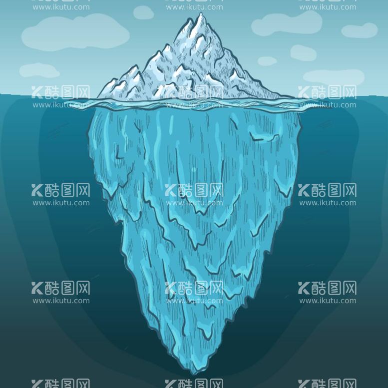 编号：66765012021440033324【酷图网】源文件下载-冰山 