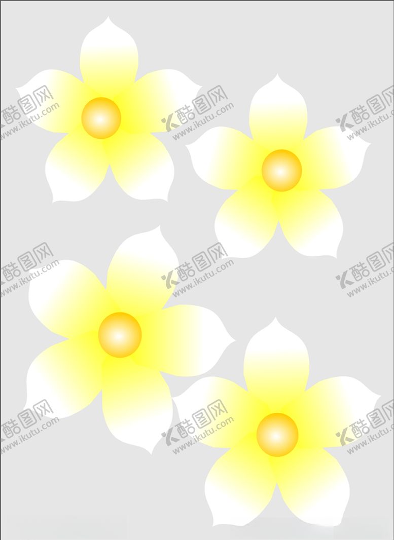 编号：96142906291327297515【酷图网】源文件下载-鸡蛋花矢量素材