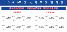 工地表扬违规展板