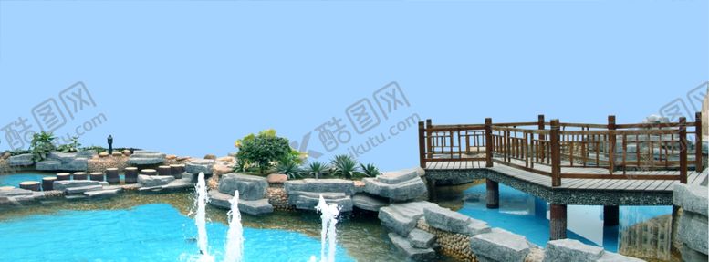 编号：73373810030502399055【酷图网】源文件下载-山水景观小场景