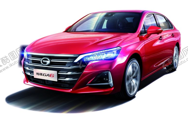 编号：31836309221441082663【酷图网】源文件下载-新一代传祺GA6红色抠图