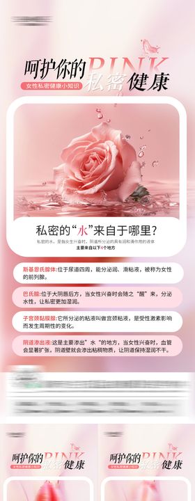 私密卵巢黏膜科普系列海报