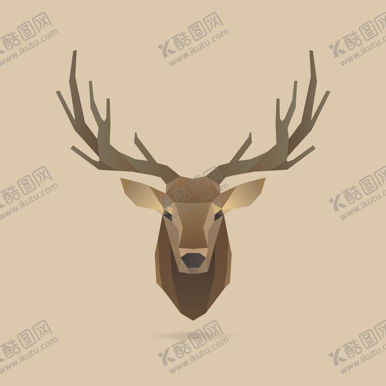 编号：66269010131740199719【酷图网】源文件下载-鹿头