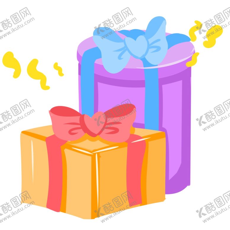编号：74090004120918341265【酷图网】源文件下载-彩色生日礼物盒插画