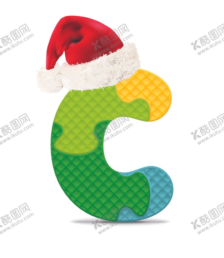 编号：78820110301427007330【酷图网】源文件下载-时尚卡通英文字母C字设计艺术字