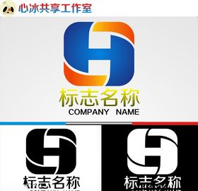 H字母logo