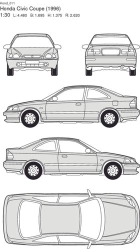 手绘轿车