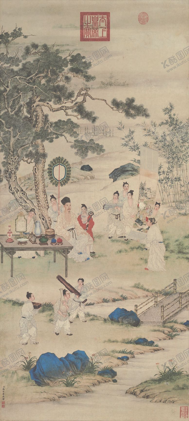 编号：49630109210540091503【酷图网】源文件下载-宫廷画 