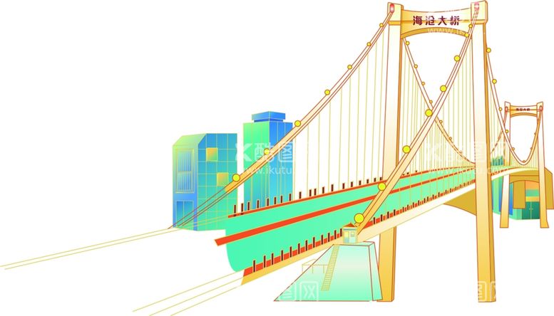 编号：78950812201020246092【酷图网】源文件下载-厦门地标海沧大桥