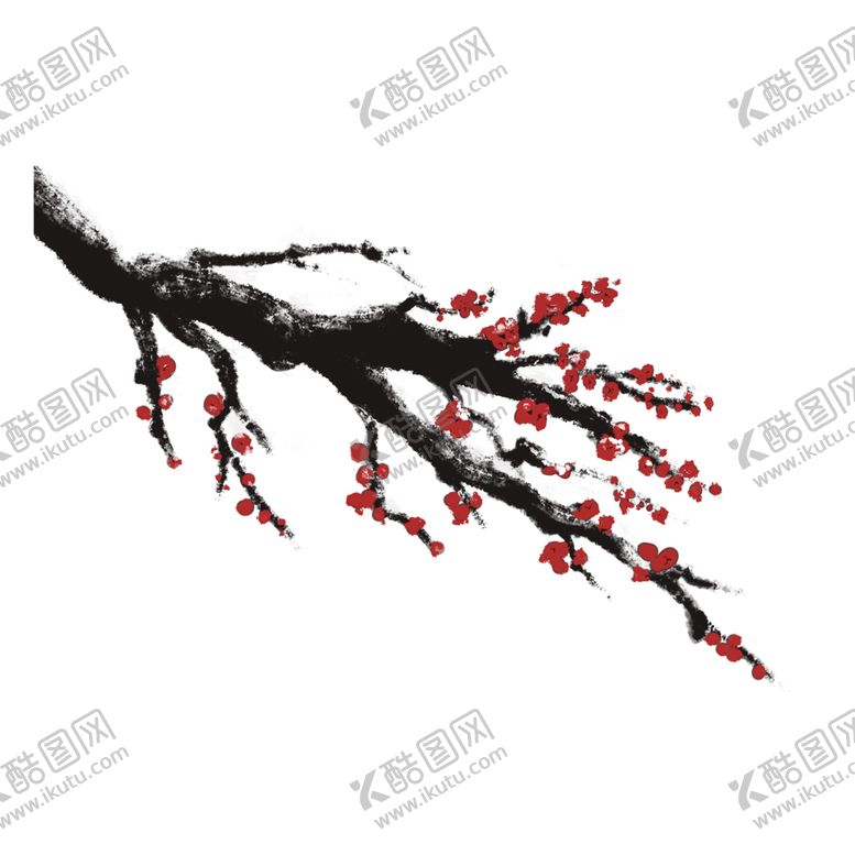 编号：62793709192121286639【酷图网】源文件下载-梅花树枝元素