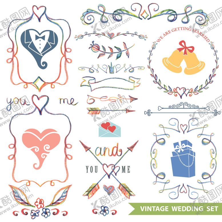 编号：47206709131911095286【酷图网】源文件下载-小清新水彩涂鸦装饰图案