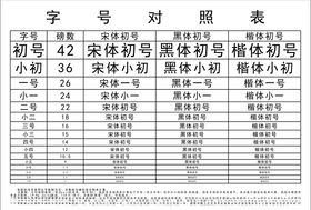 字体字号字形