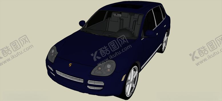 编号：92726009161344371601【酷图网】源文件下载-保时捷卡宴小轿车模型