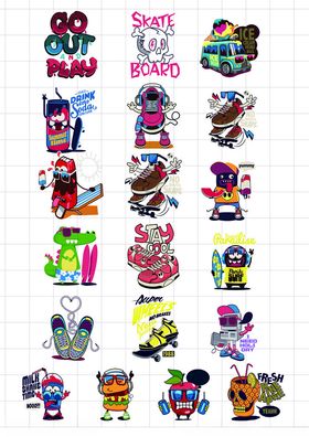 潮流卡通拟人化