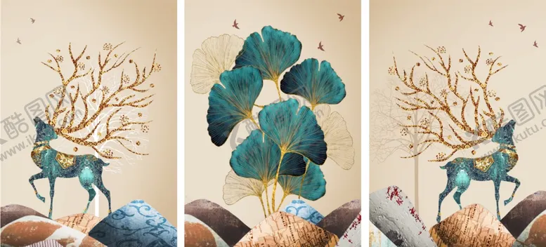 编号：21858104201214134622【酷图网】源文件下载-客厅挂画