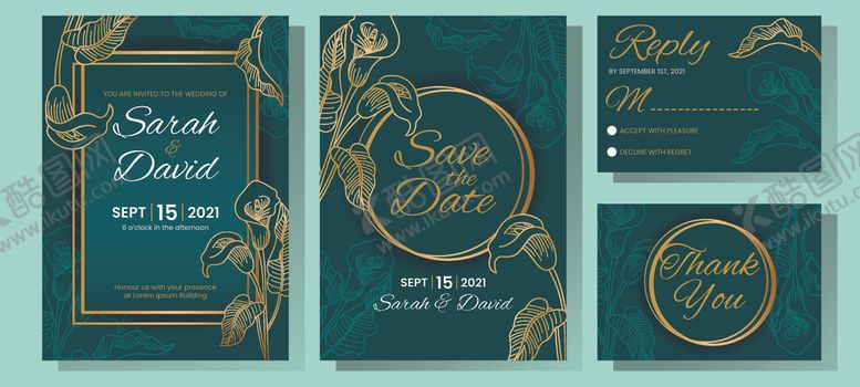 编号：86896404011504338799【酷图网】源文件下载-复古婚礼请柬