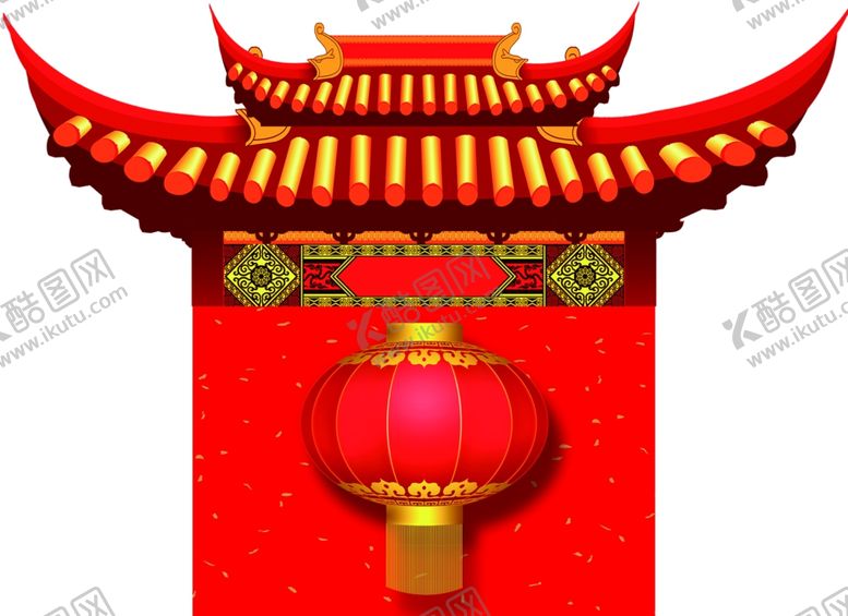 编号：93827004060713542442【酷图网】源文件下载-新年柱子头