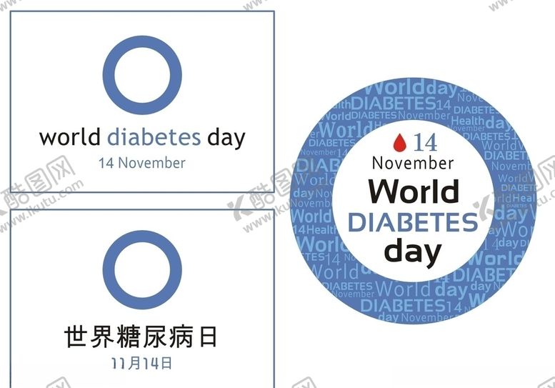 编号：88389709190620464264【酷图网】源文件下载-世界糖尿病日标志蓝环