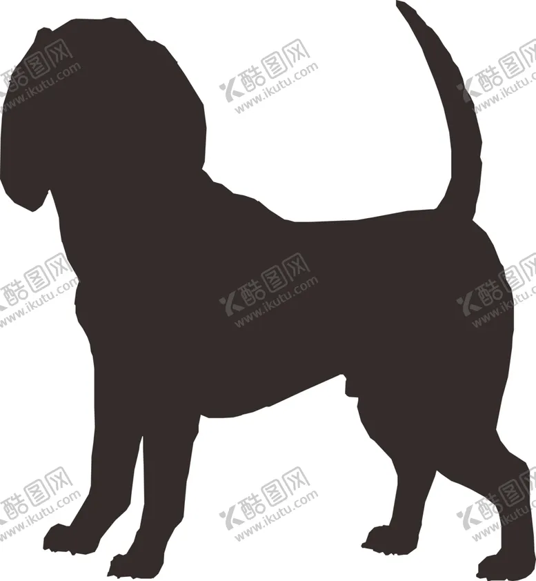 编号：99344004210537449390【酷图网】源文件下载-狗剪影