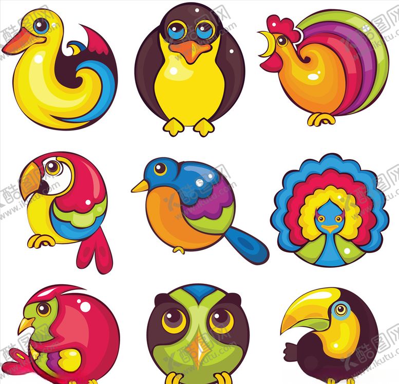 编号：33481410141949473734【酷图网】源文件下载-手绘卡通动物