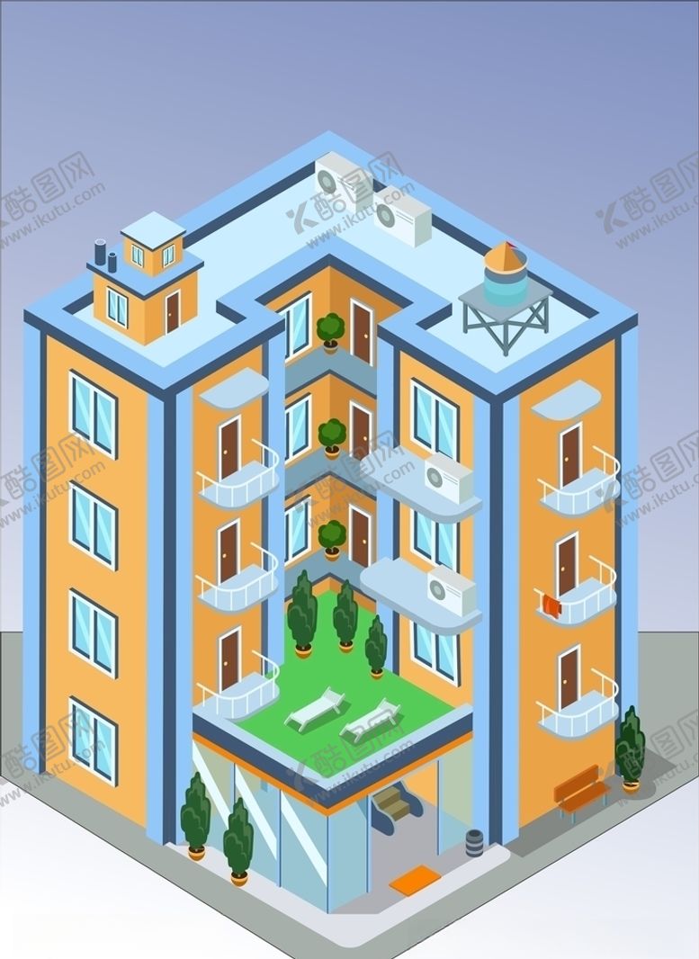 编号：80463209232018551905【酷图网】源文件下载-住宅楼