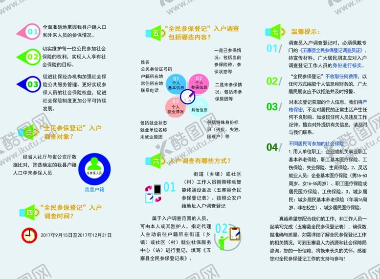 编号：63236210111406287767【酷图网】源文件下载-社保折页