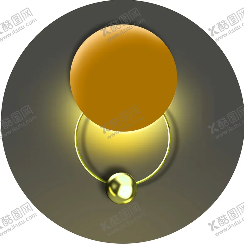编号：25684910120614021842【酷图网】源文件下载-轻奢圆形几何挂画装饰画