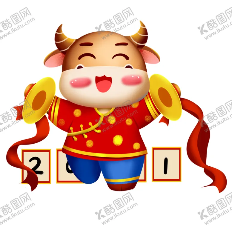 编号：14815305101948402211【酷图网】源文件下载-卡通牛形象