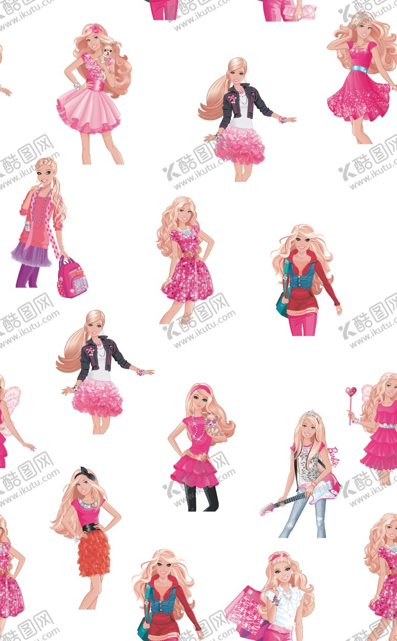 编号：97533509291901306741【酷图网】源文件下载-芭比娃娃成人时尚女郎小