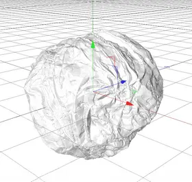 C4D模型岩石假山石头景观石