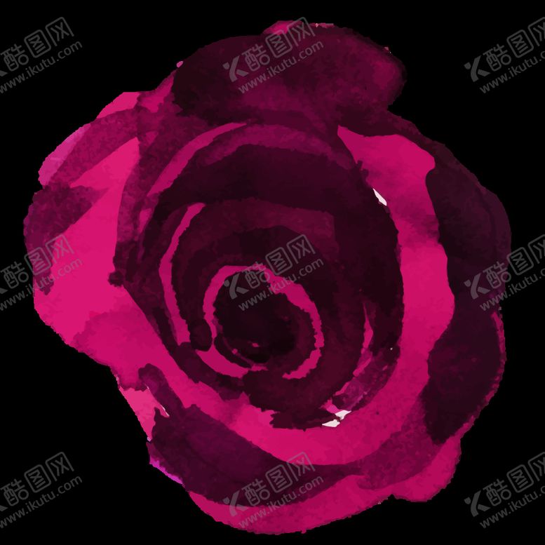 编号：24021809210112119488【酷图网】源文件下载-水彩花朵装饰