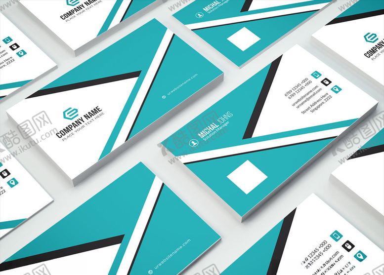 编号：19531010081654363159【酷图网】源文件下载-矢量名片模板