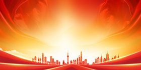 年会海报展销背景公司招商背景公司背景
