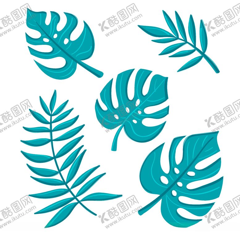 编号：16556407030730419655【酷图网】源文件下载-线条矢量手绘花草植物