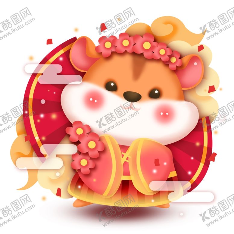 编号：98232205120712265253【酷图网】源文件下载-鼠年春节鼠年迎新春鼠年新年