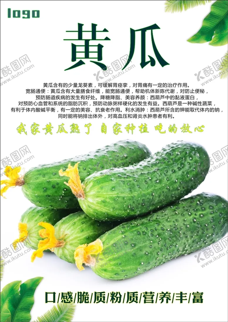 编号：95360312041251488839【酷图网】源文件下载-黄瓜海报