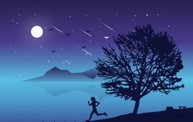 创意星空背景