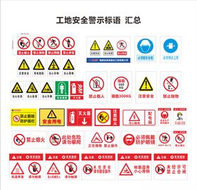 工地安全警示牌汇总