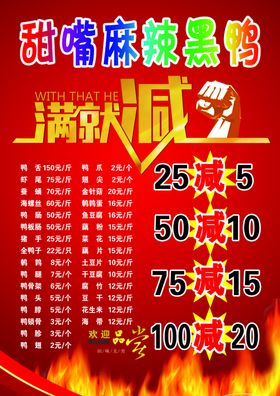鸭货菜单
