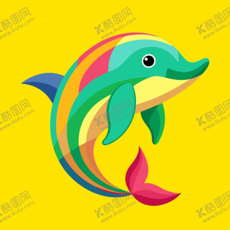 编号：96352912281829582676【酷图网】源文件下载-简洁的彩色节日素材东方白鲸
