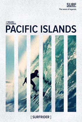 海浪摄影剪切潮流艺术海报