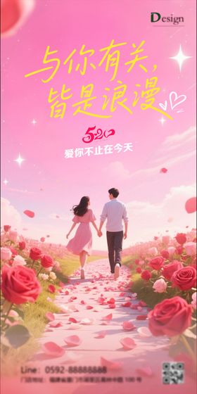 520节浪漫海报