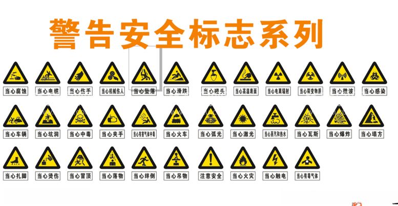 编号：96556011251504053754【酷图网】源文件下载-警告安全标志