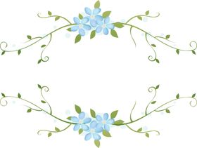 花边古典相框装饰卡通纹