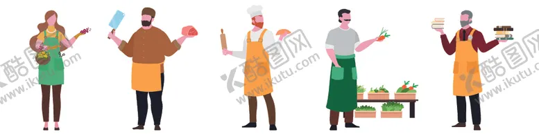 编号：24416606261549575628【酷图网】源文件下载-矢量人物素材