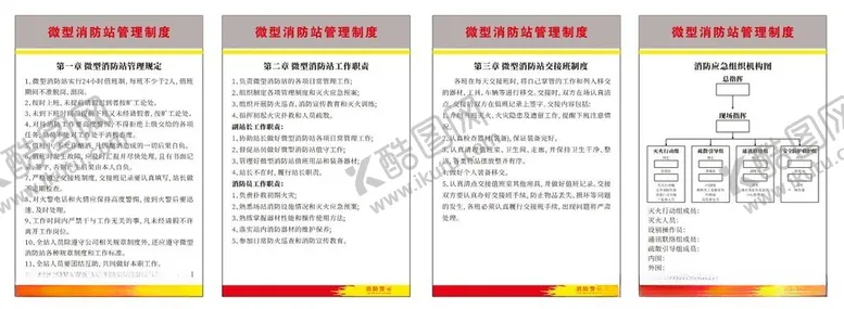 编号：80750802180426113525【酷图网】源文件下载-消防微型消防站管理制度